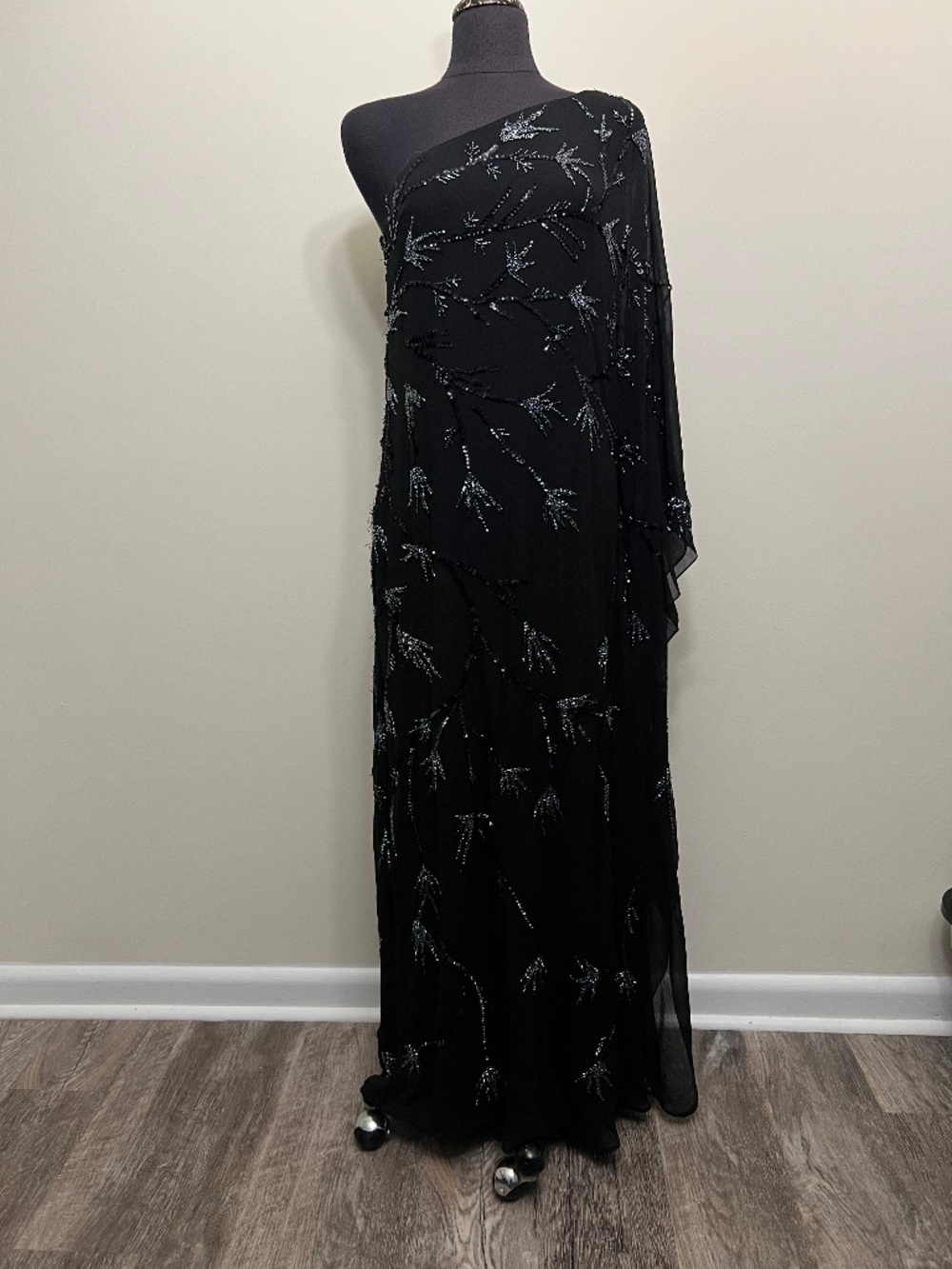Adrianna Papell One Shoulder Formal Gown